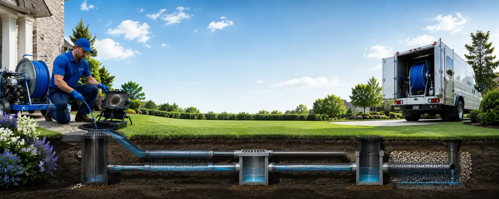Outdoor drain cleaning information for Palo, MI